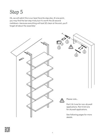 nathanjameshome 家具目录 · Theo 书柜 Instruction Sheet 第 6 页