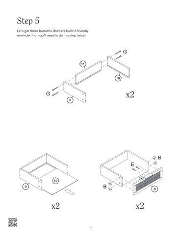 nathanjameshome 家具目录 · Andrew 边几 Instruction Sheet 第 10 页