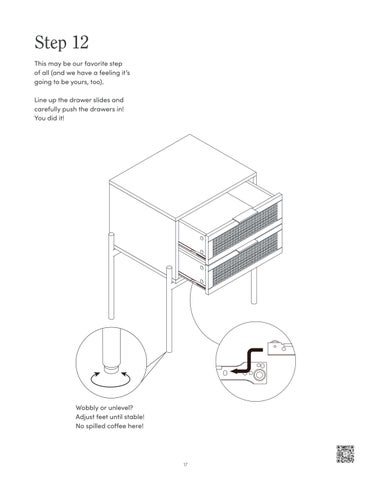 nathanjameshome 家具目录 · Andrew 边几 Instruction Sheet 第 17 页