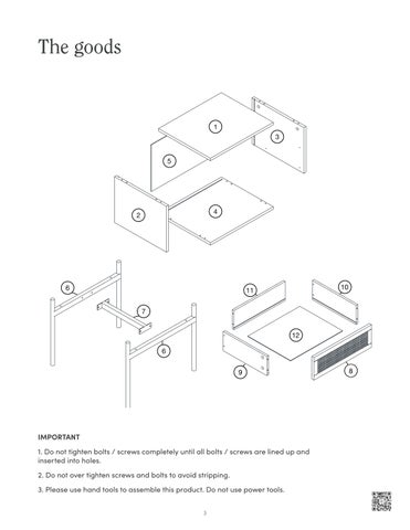 nathanjameshome 家具目录 · Andrew 边几 Instruction Sheet 第 3 页