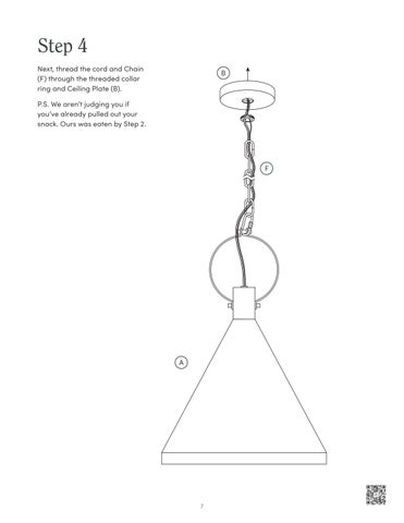 nathanjameshome 灯饰目录 · Nate 吊灯 Instruction Sheet 第 7 页