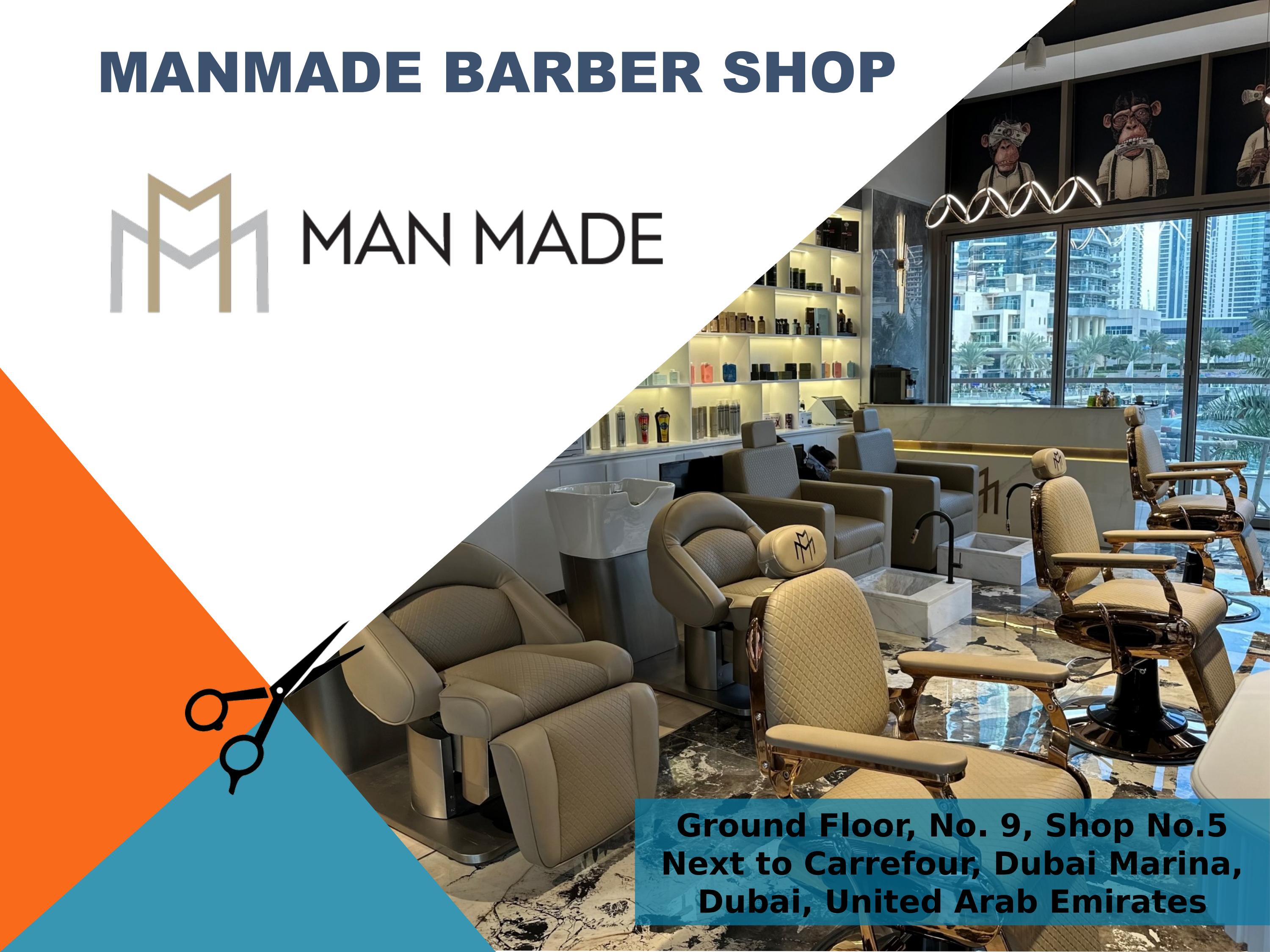 Best Men's Salon in Marina Dubai Hair, Beard and Facials by Manmade
