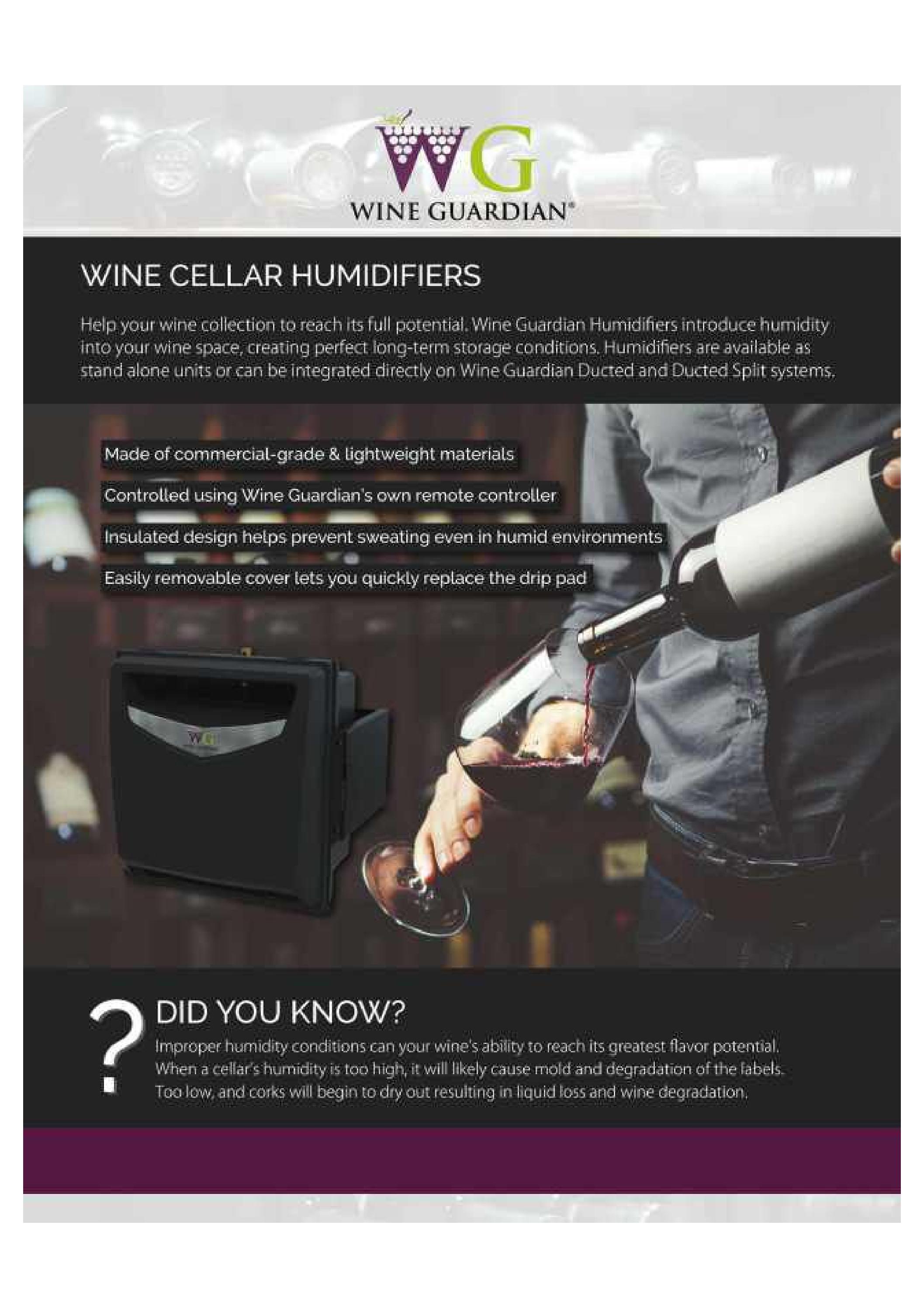 Wine Cellar Humidifiers Wine Guardian by Evan Michael Issuu