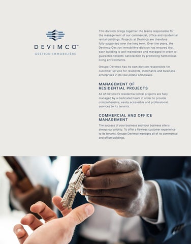Groupe Devimco 英文 第 9 页