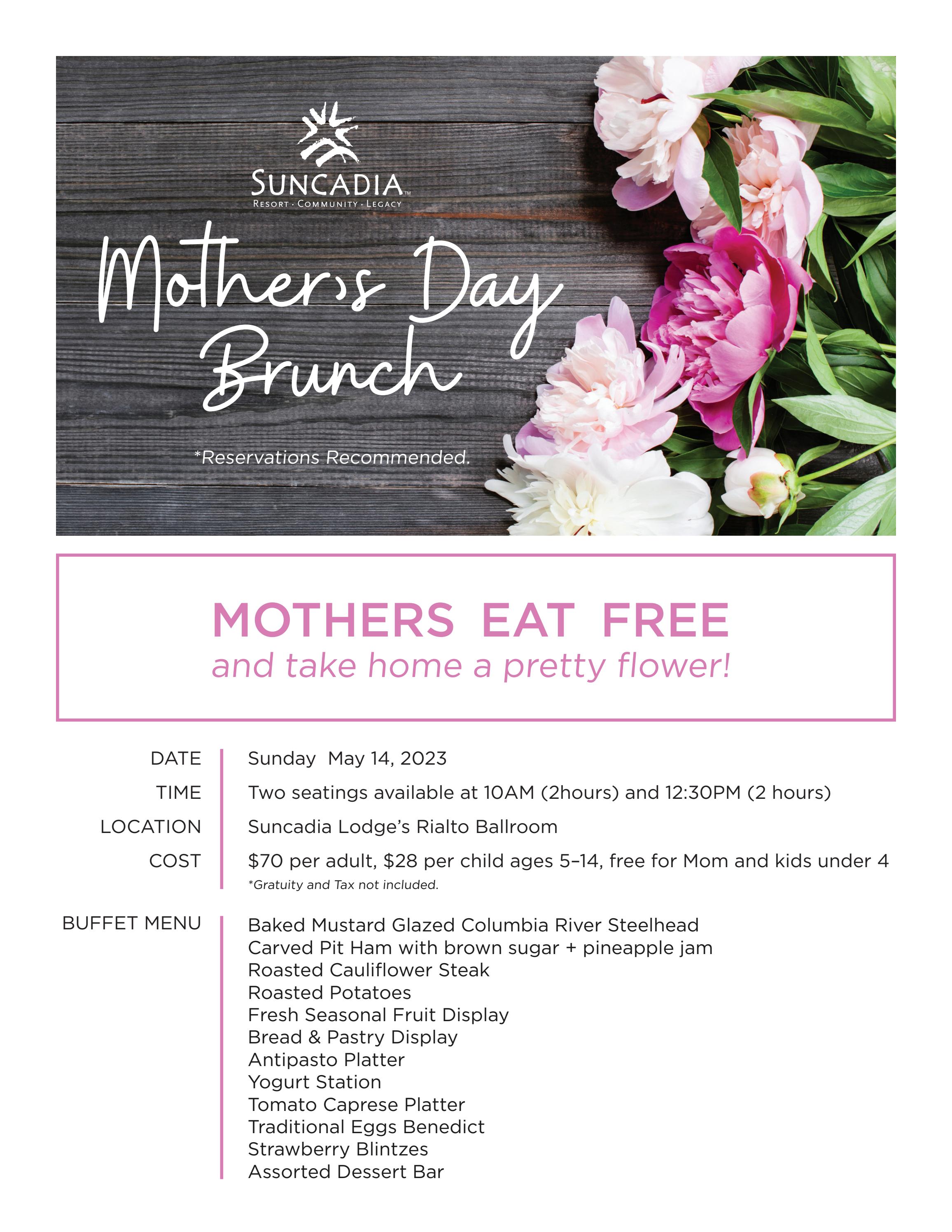 Mothers Day Brunch by Suncadia Resort Issuu