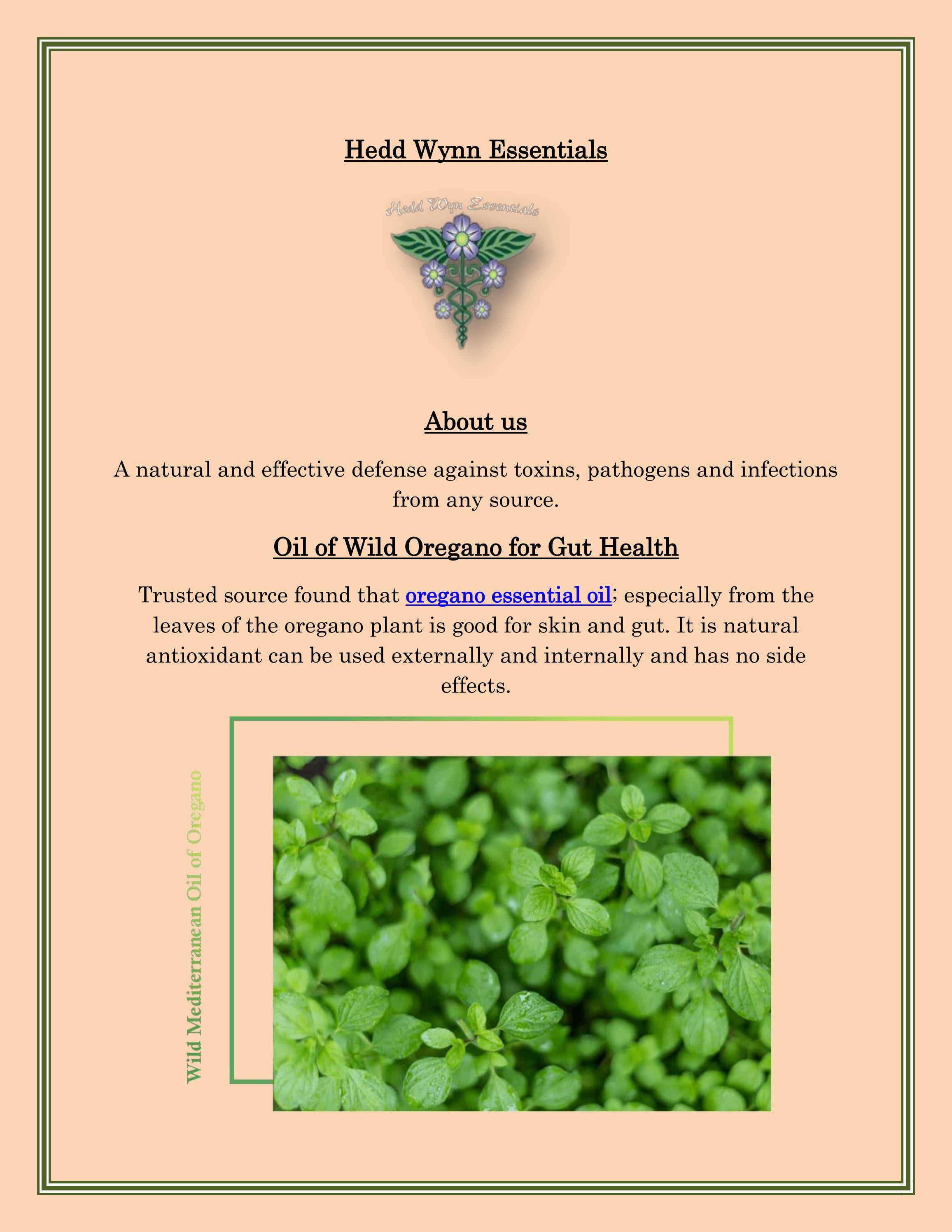 Oregano Oil Gut by wildlife17 Issuu