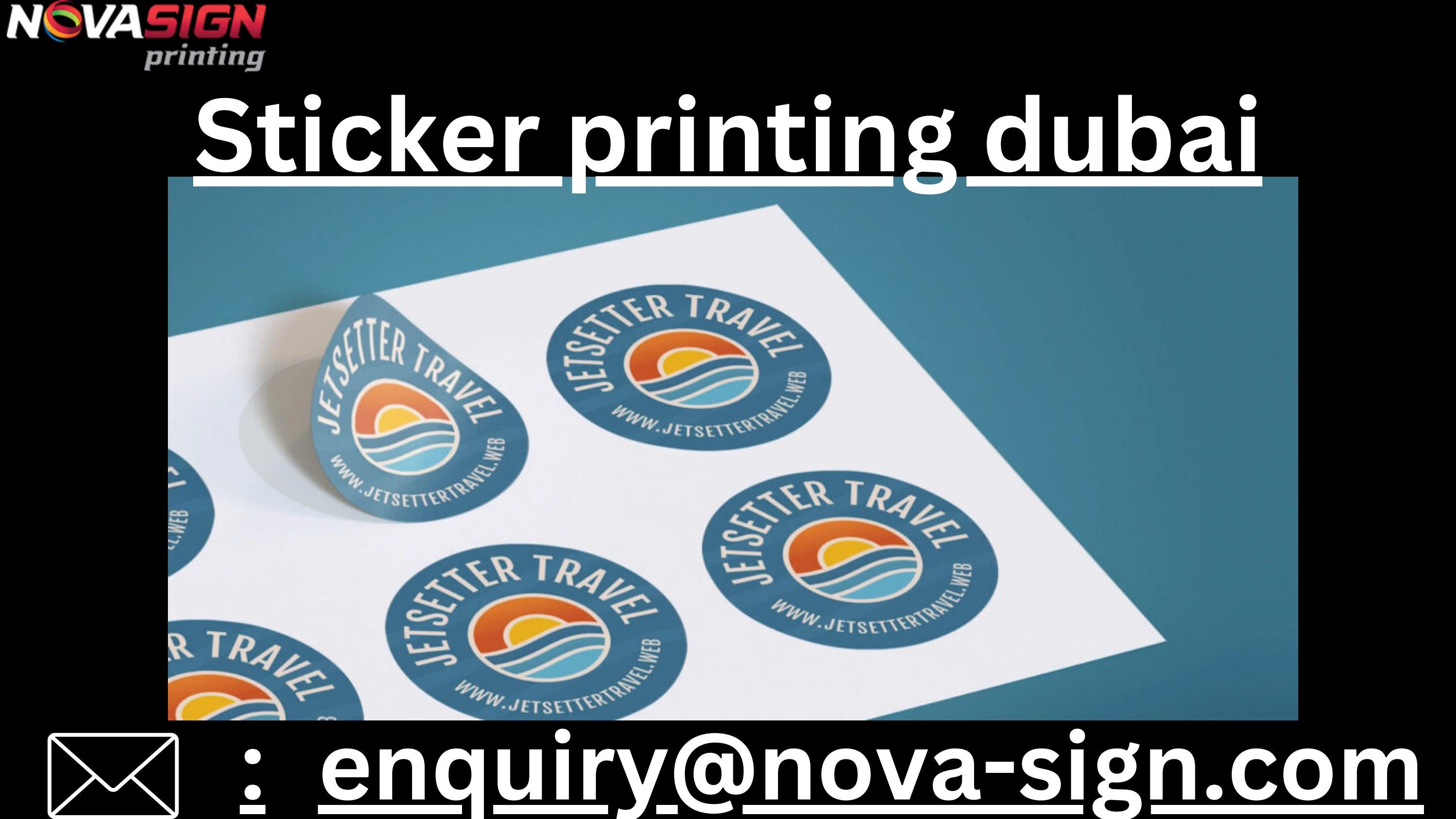 Sticker printing dubai by nova sign Issuu