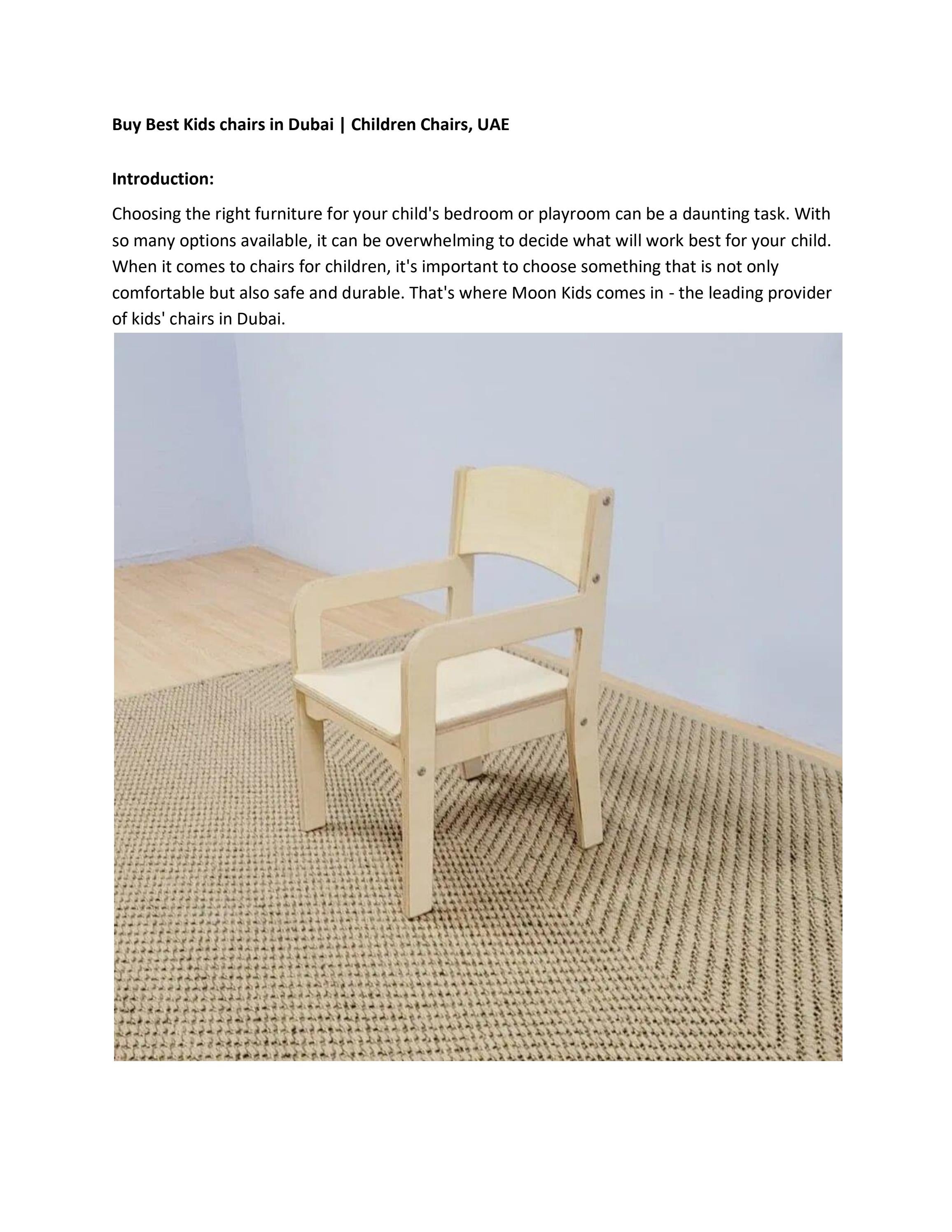 Children Toddler Chairs Dubai Order Now by mooonkidshome Issuu