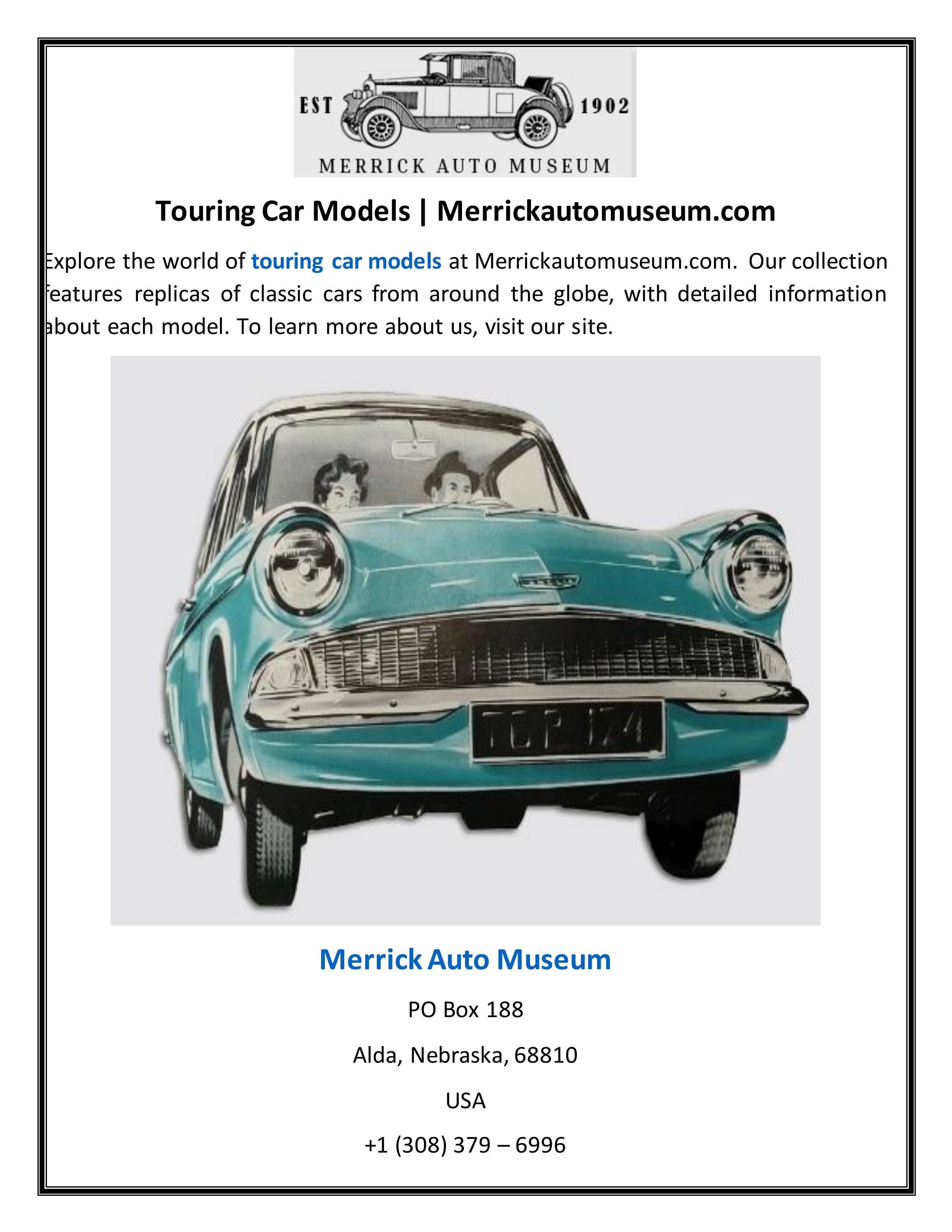 Touring Car Models by Merrick Auto Issuu