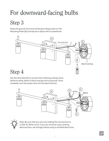 nathanjameshome 家具目录 · Heidi 镜前灯 Instruction Sheet 第 7 页