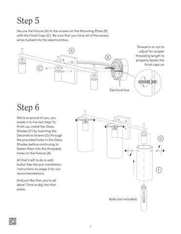 nathanjameshome 家具目录 · Heidi 镜前灯 Instruction Sheet 第 8 页