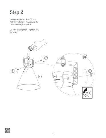 nathanjameshome 灯饰目录 · Vincent 吊灯 Instruction Sheet 第 6 页