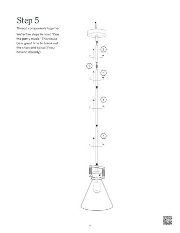 nathanjameshome 灯饰目录 · Vincent 吊灯 Instruction Sheet 第 9 页