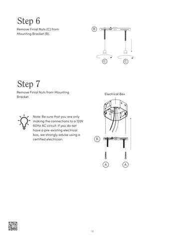 nathanjameshome 灯饰目录 · Vincent 吊灯 Instruction Sheet 第 10 页