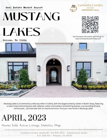 MUSRTANG LAKES APRIL 