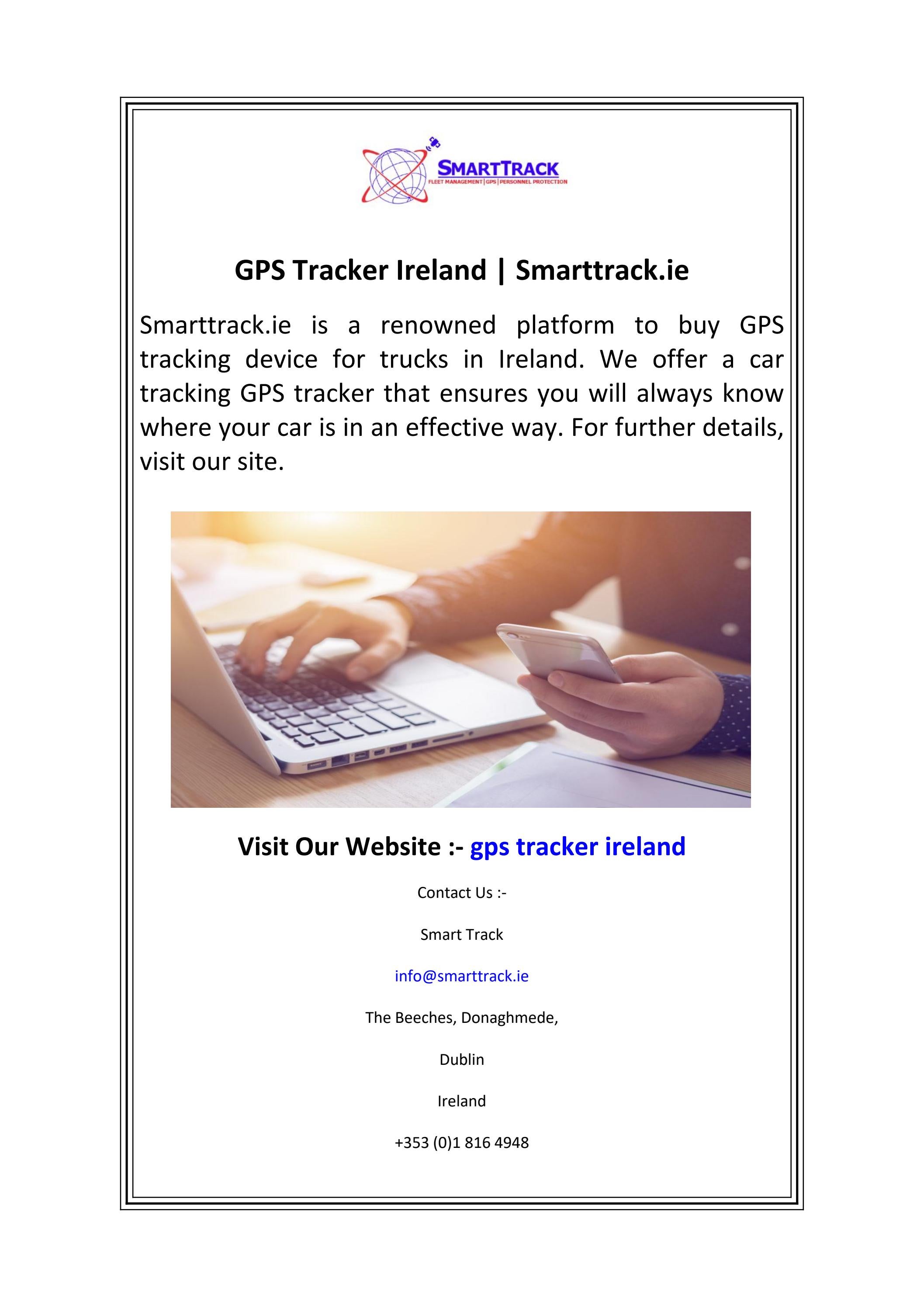 GPS Tracker Ireland Smarttrack.ie by smarttrackhj Issuu