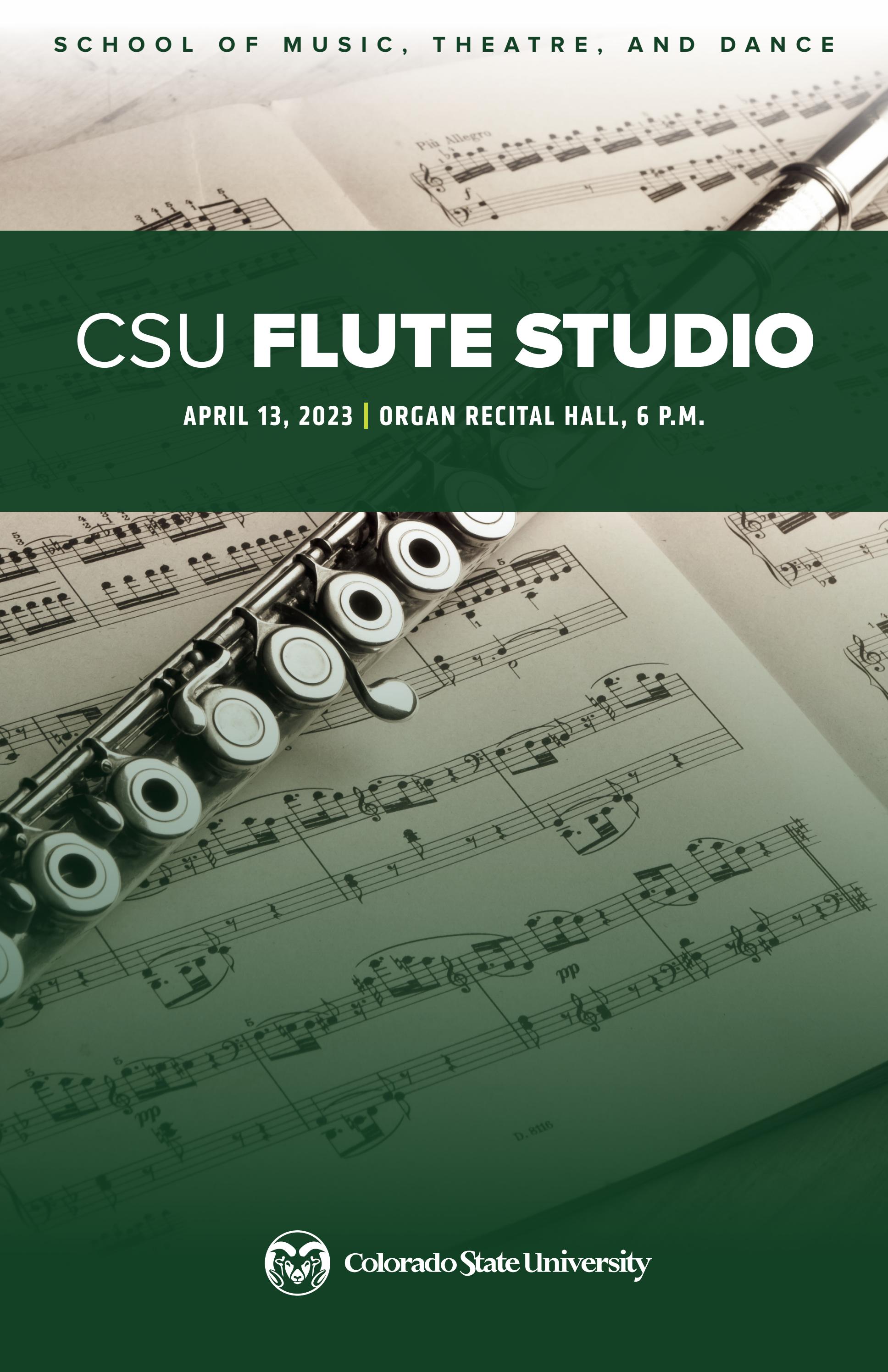 Colorado State University / Flute Studio Recital / 04.13.2023 by