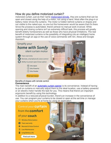 My first document by somfy1 - Issuu