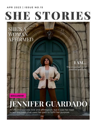 Cover of "She Stories Feature Friday - Jennifer Guardado"