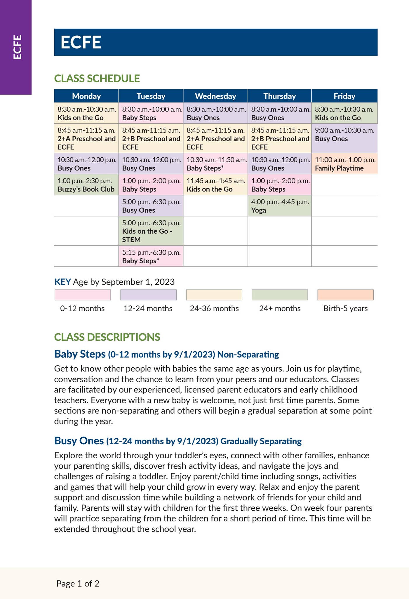Ecfe Building 2023-24 ECFE Guide by Wayzata Public Schools - Issuu