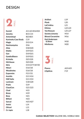 Casum Selection Salone del Mobile 2023 - 室内 design 第 11 页