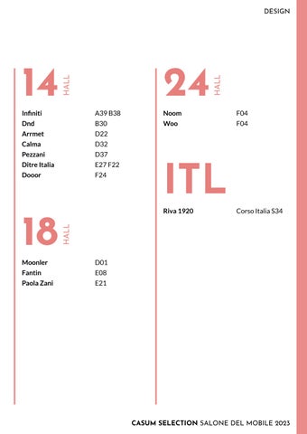 Casum Selection Salone del Mobile 2023 - 室内 design 第 15 页