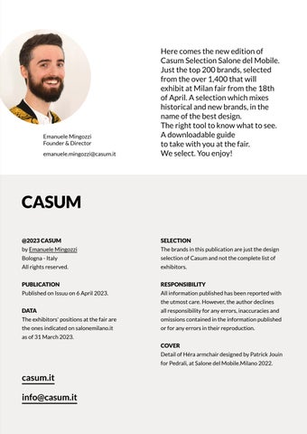 Casum Selection Salone del Mobile 2023 - 室内 design 第 3 页