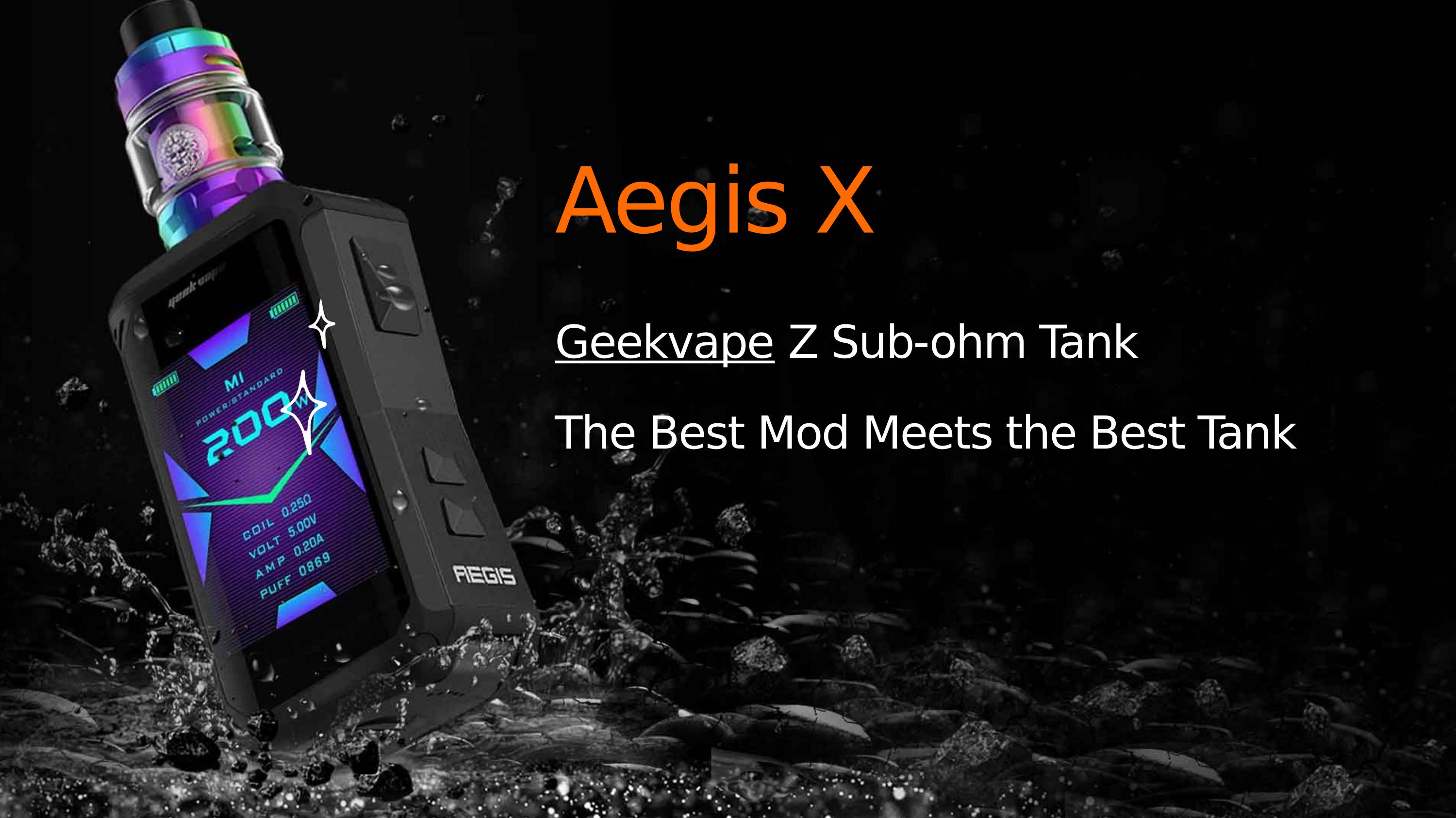 Aegis X Geekvape Z Subohm Kit Waterproof Vape by Geekvape Issuu
