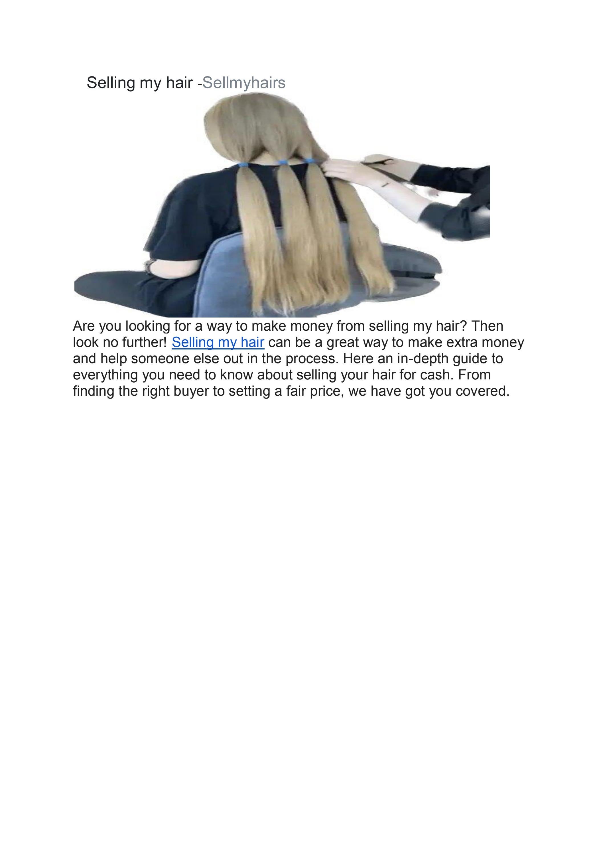 Selling my hair -Sellmyhairs by sellmy hairs - Issuu