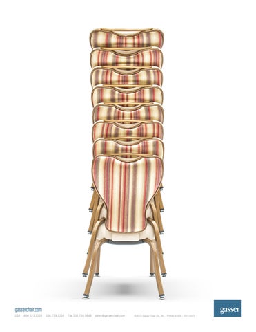 Stackable 坐具 手册 | Gasser 椅 Company 第 24 页