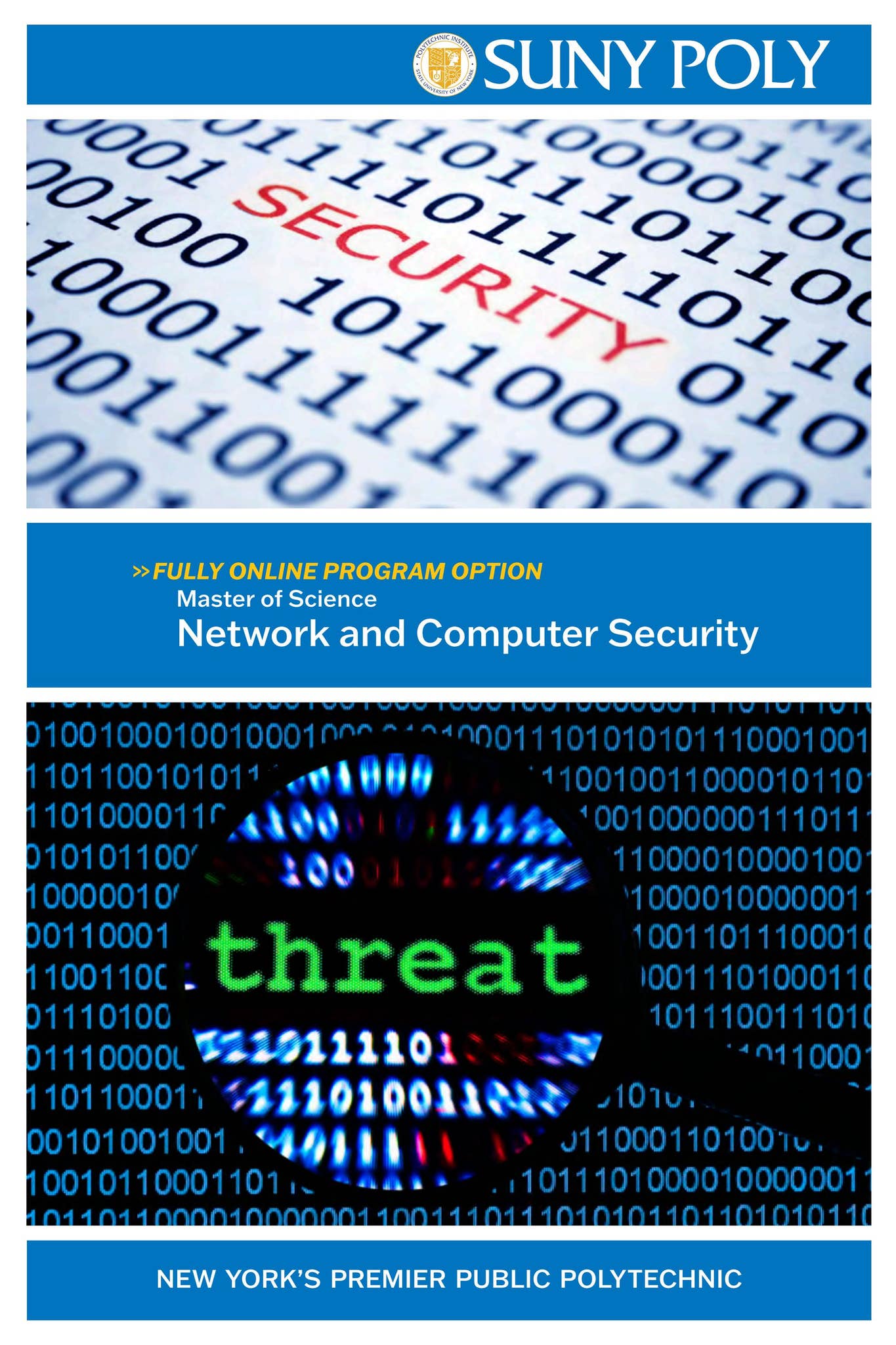 MS Network and Computer Security brochure by SUNY Polytechnic Institute