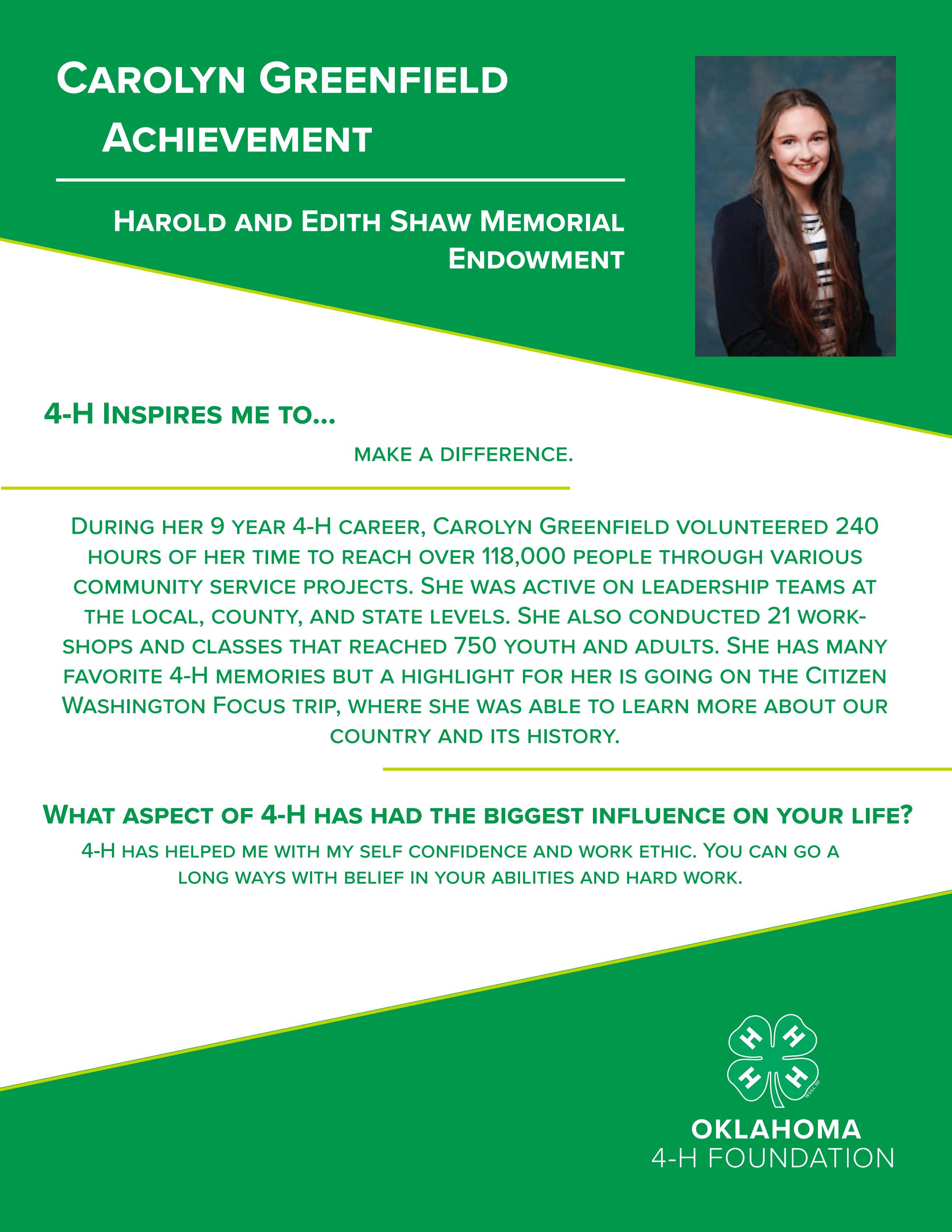 2022 Scholarship Winner Highlights by Oklahoma 4-H - Issuu