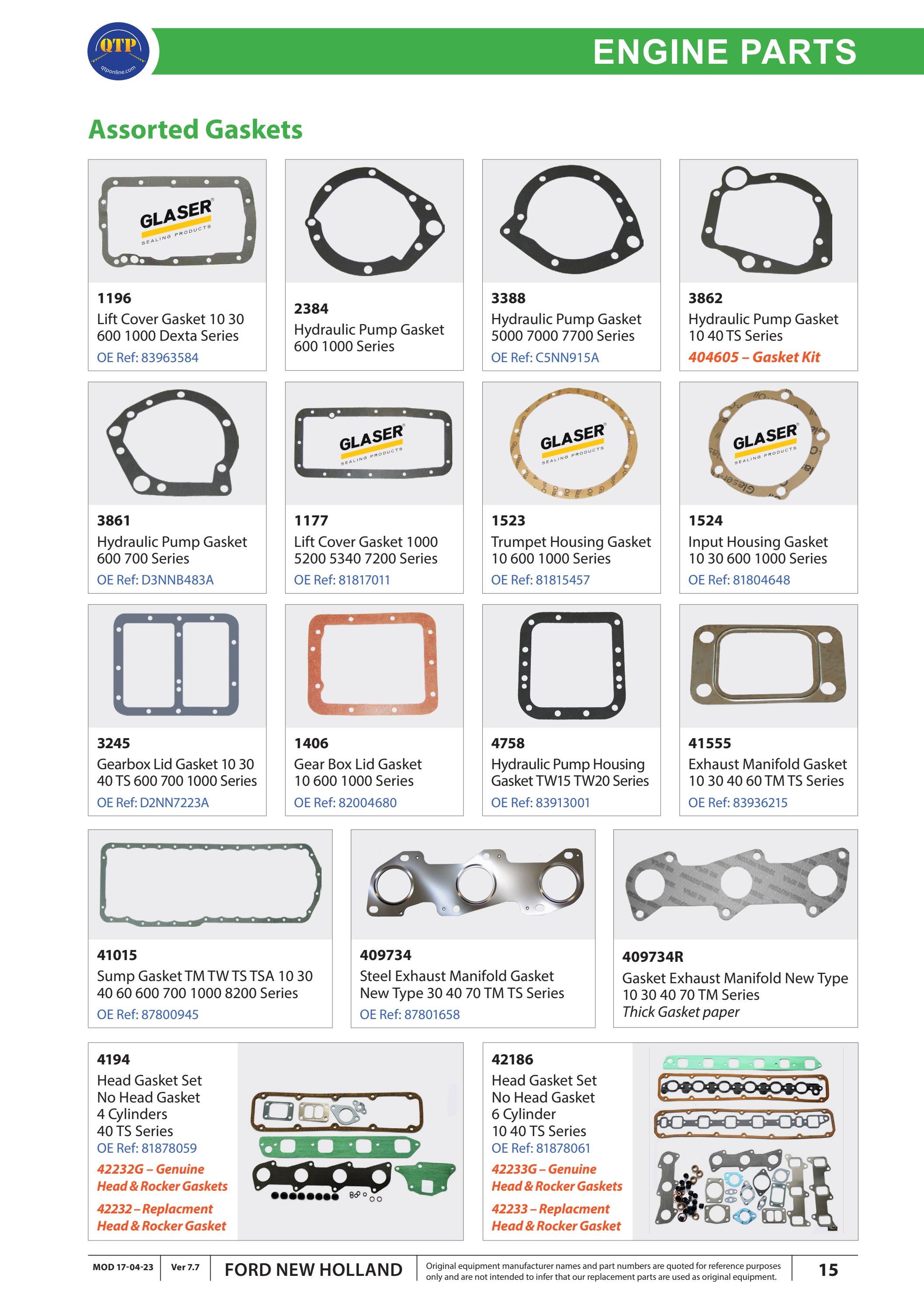 Ford New Holland Parts Catalogue! by Quality Tractor Parts Issuu