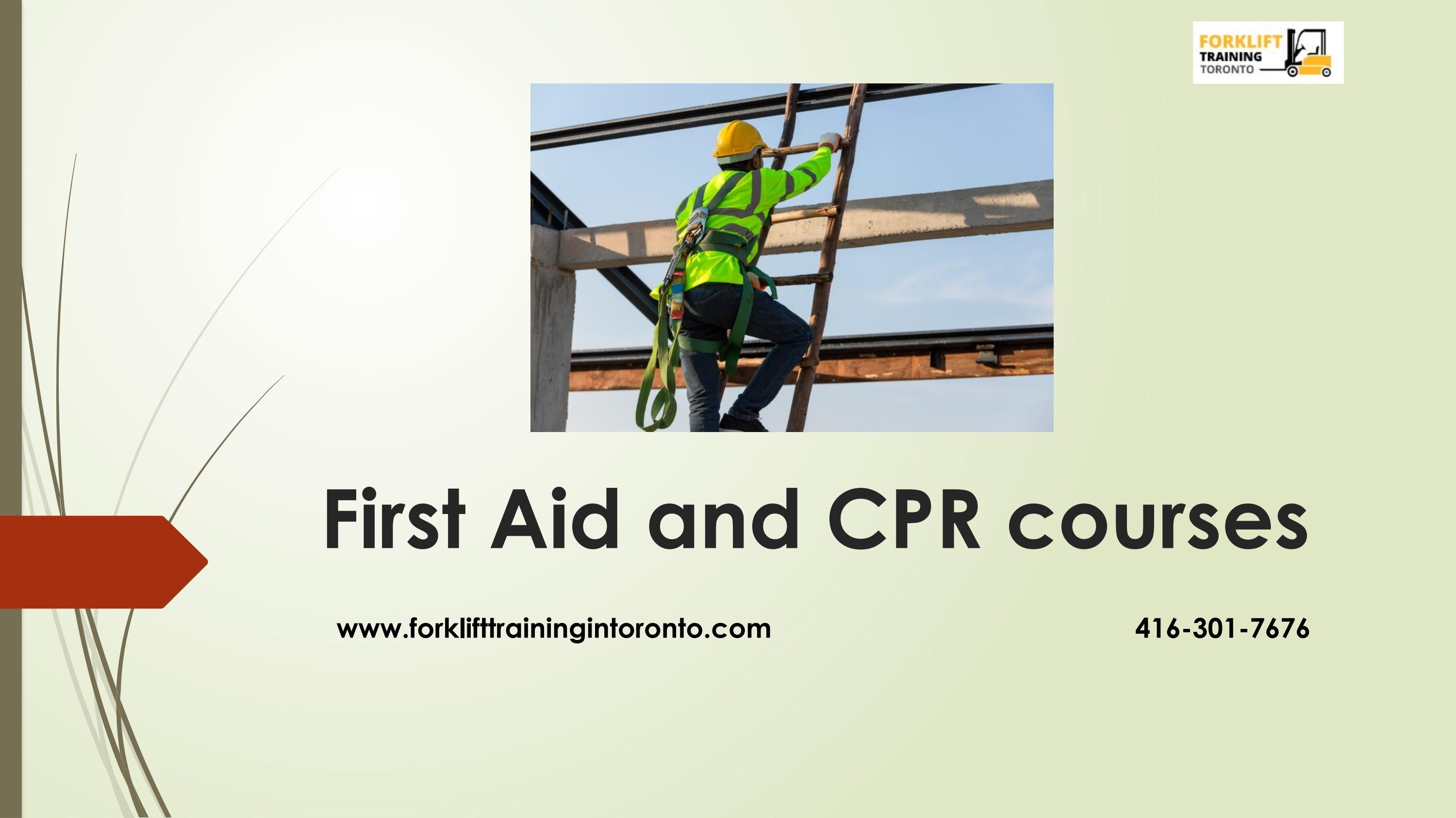 First Aid & Cpr Training Toronto by Forklift Training Toronto Issuu