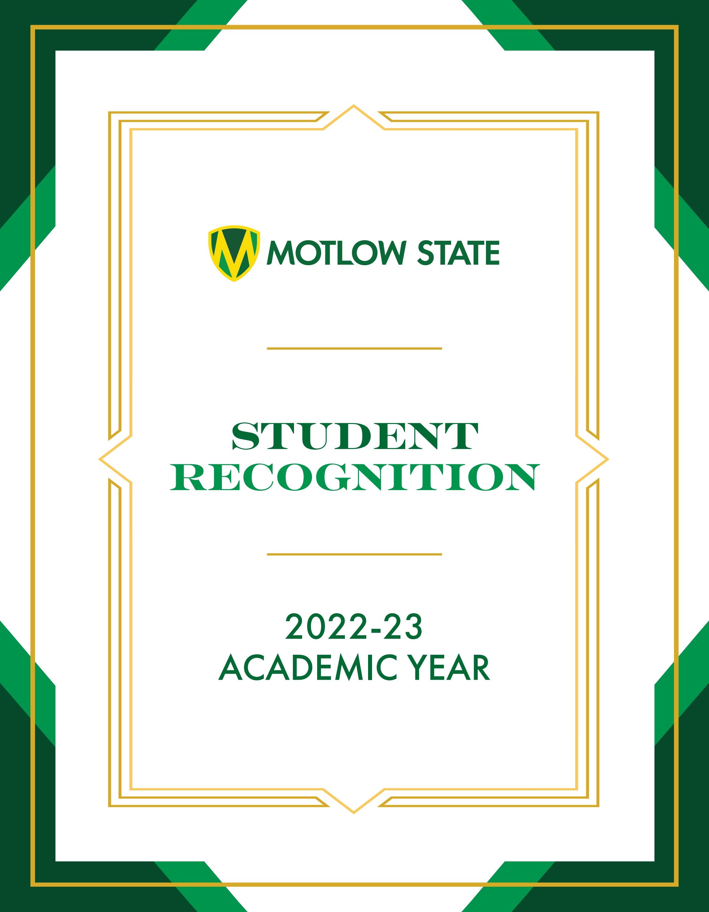 Student Recognition 2022-23 Academic Year by Motlow State Community College - Issuu