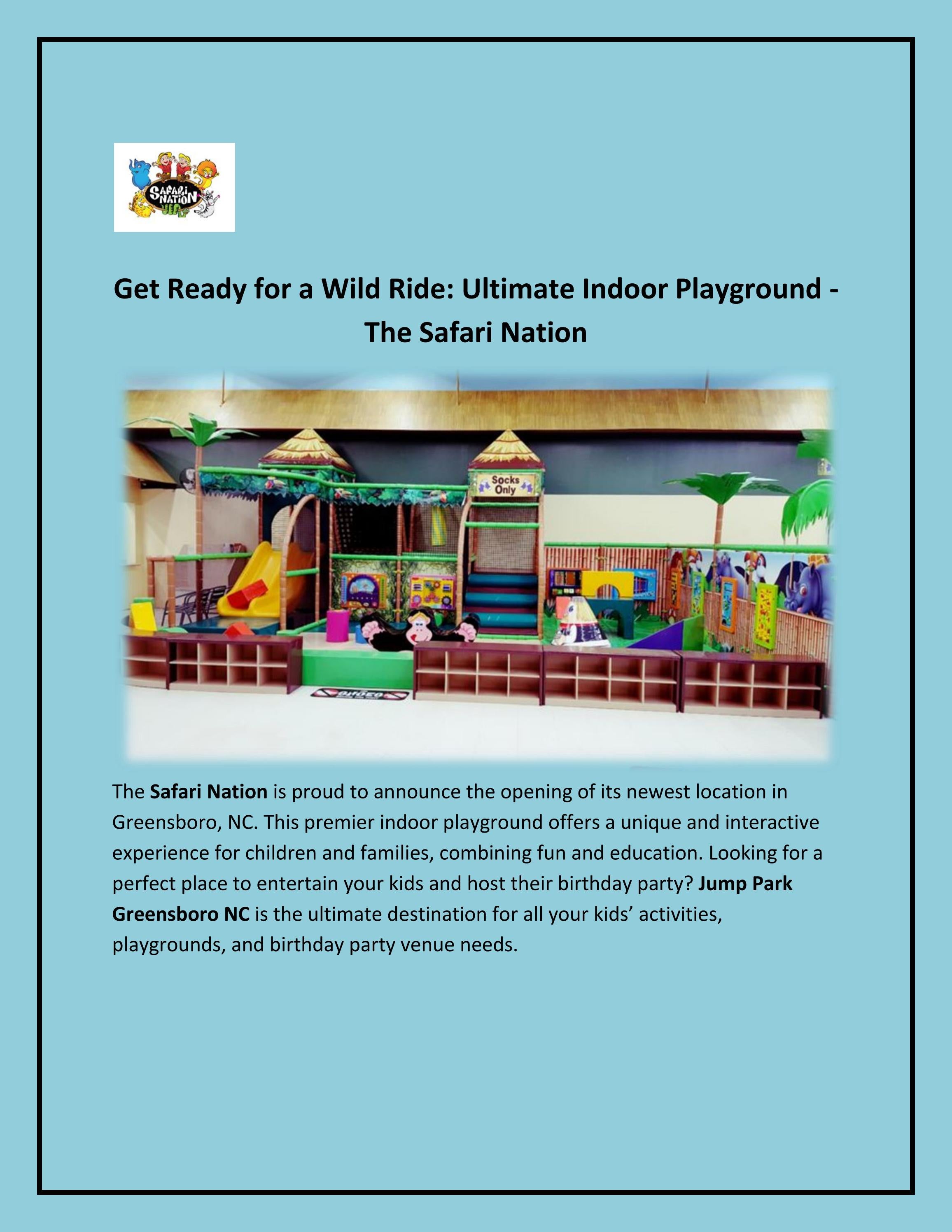 Playgrounds in Greensboro NC by Safari Nation Issuu