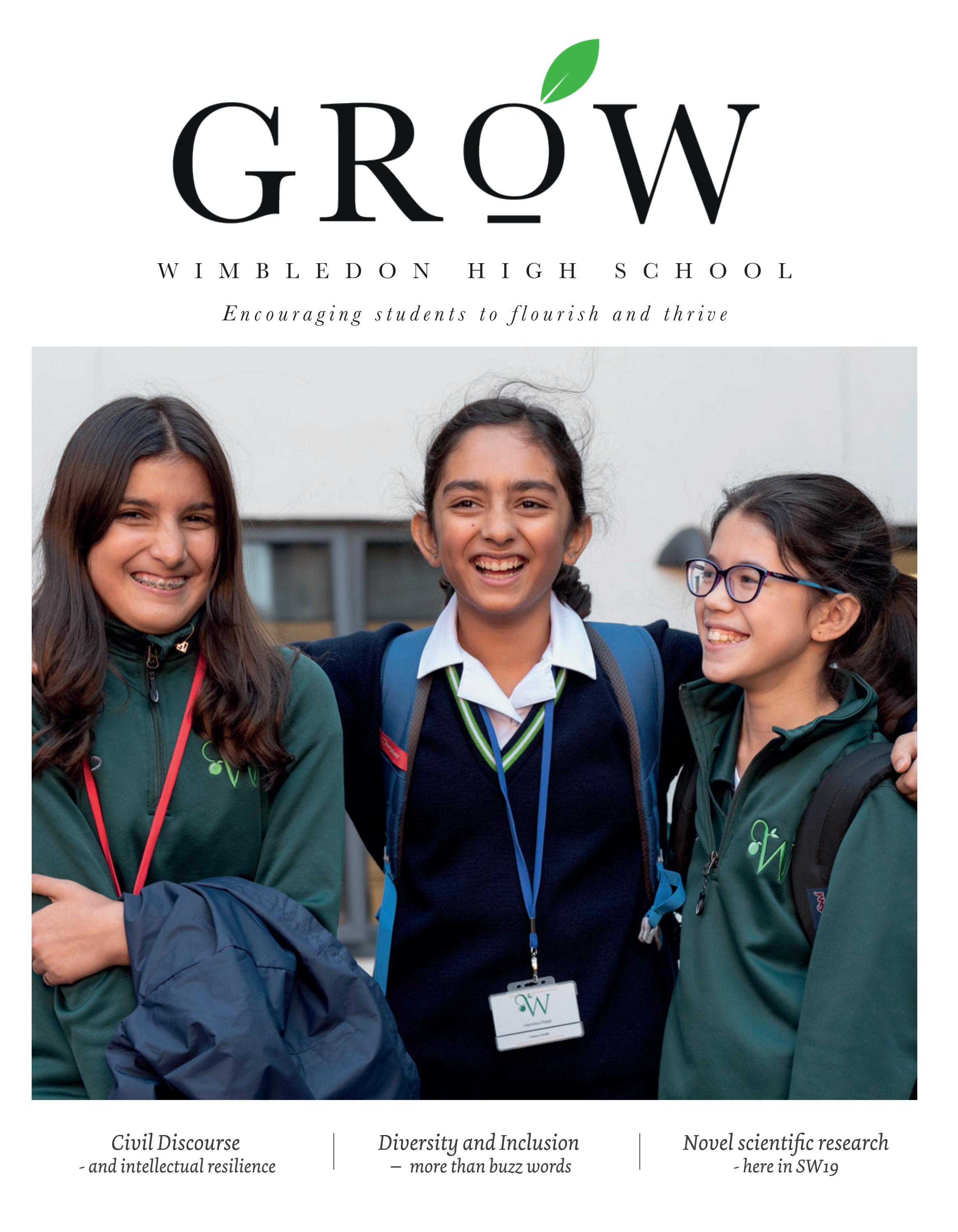 GROW Magazine 202223 by Wimbledon High School Issuu