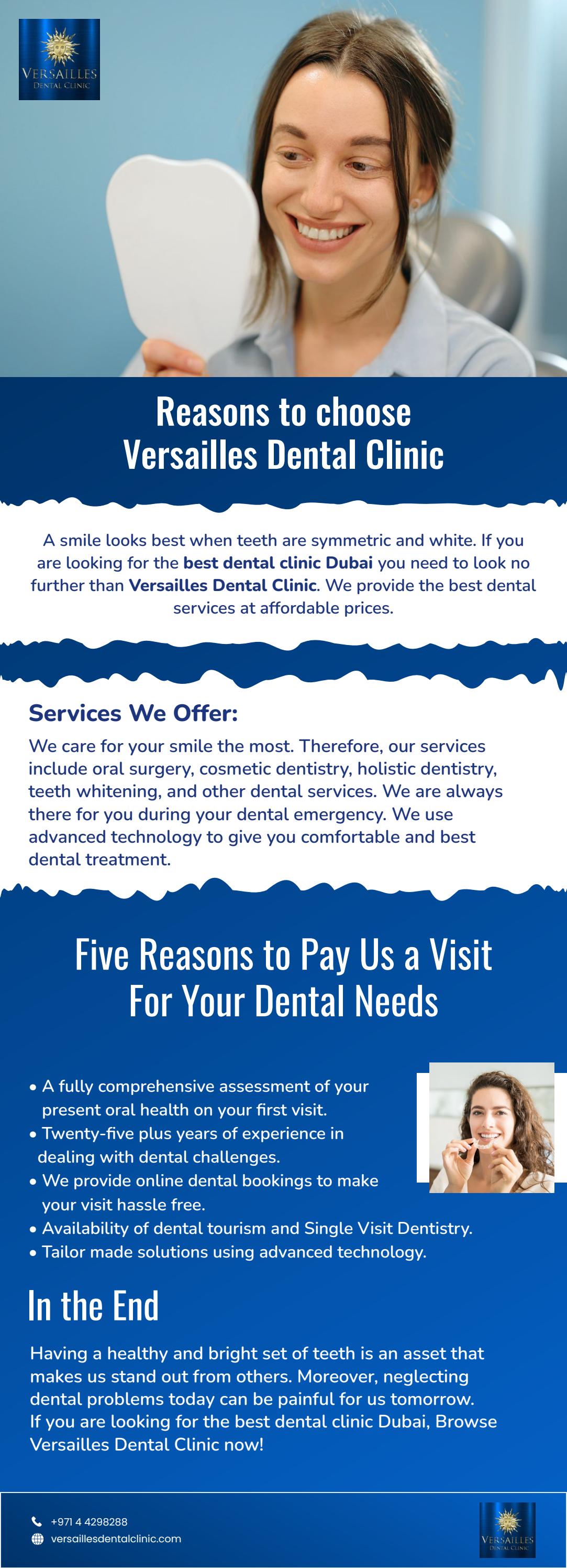Reason to Choose Versailles Dental Clinic by VersaillesDentalClinic Issuu