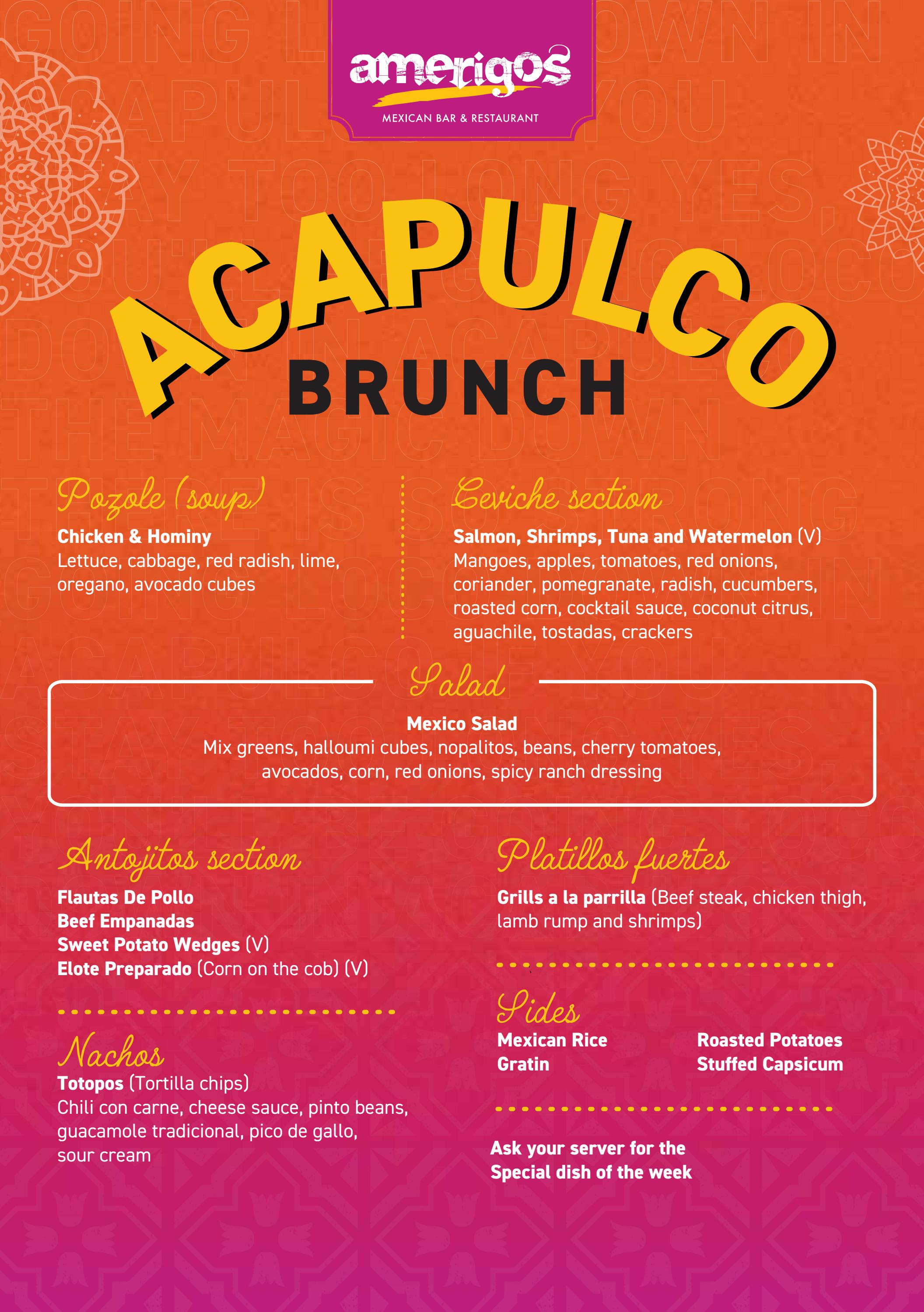 Acapulco Brunch Menu by Yas Plaza Hotels Issuu