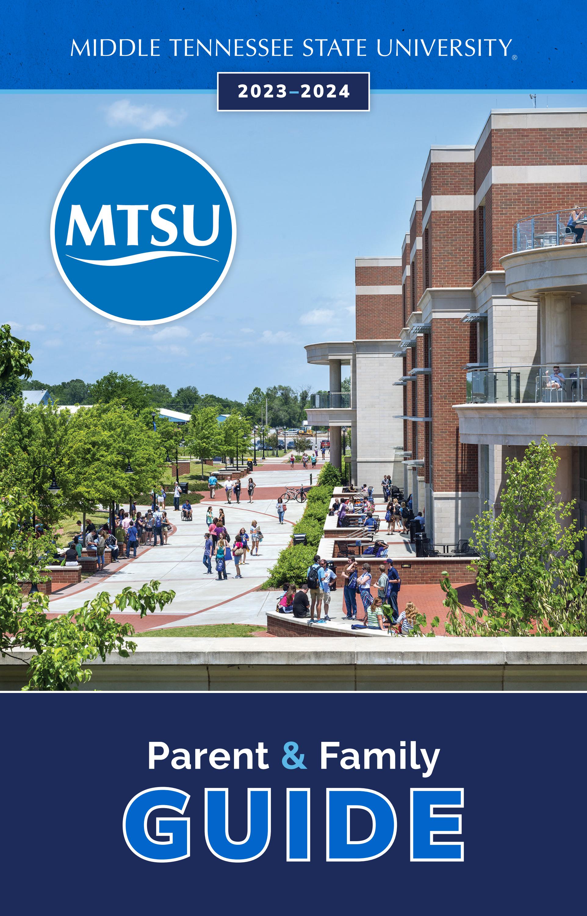 Middle Tennessee State University 2023–24 Parent & Family Guide by  CollegiateParent - Issuu