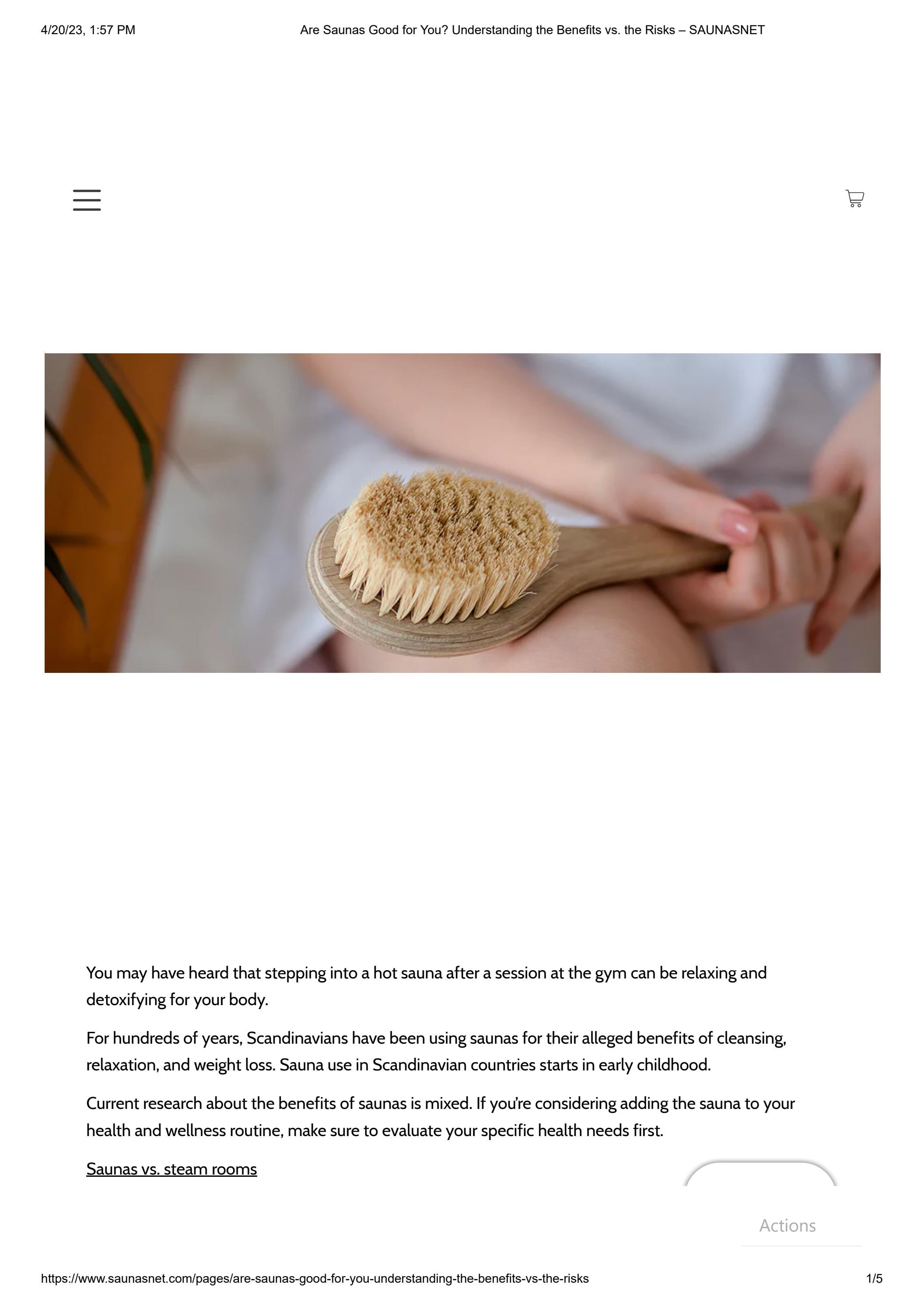 Are Saunas Good for You? by Issuu