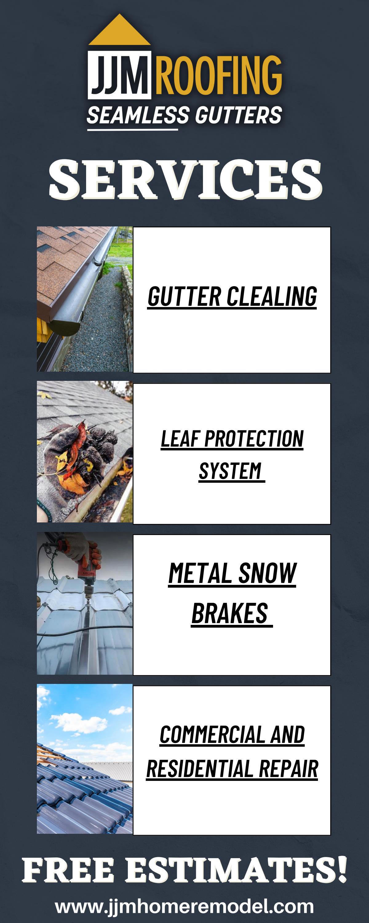 Professional Gutter Cleaning Services | JJM Roofing & Seamless Gutters