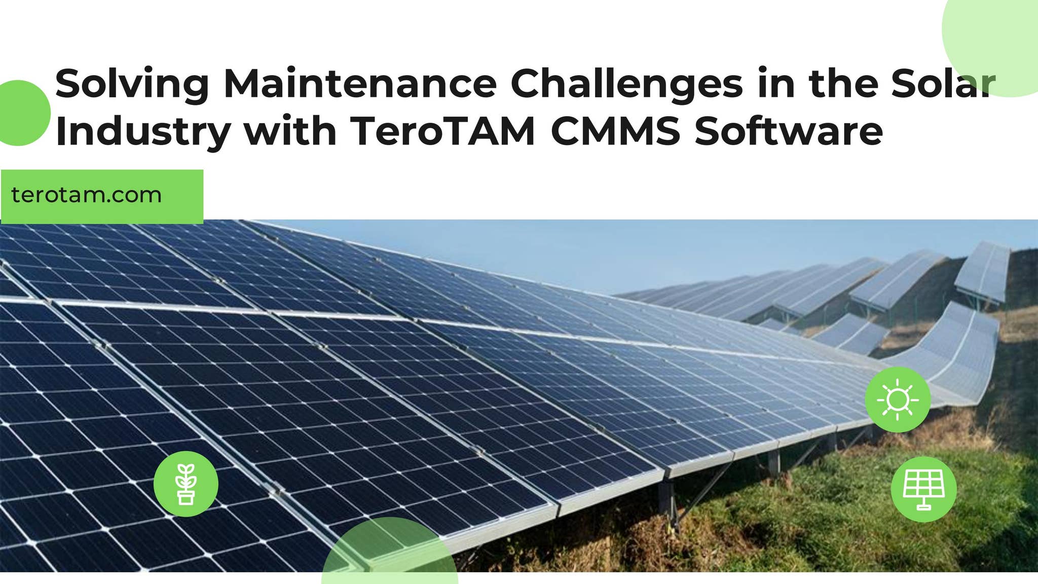 Solving Maintenance Challenges in the Solar Industry with TeroTAM CMMS ...