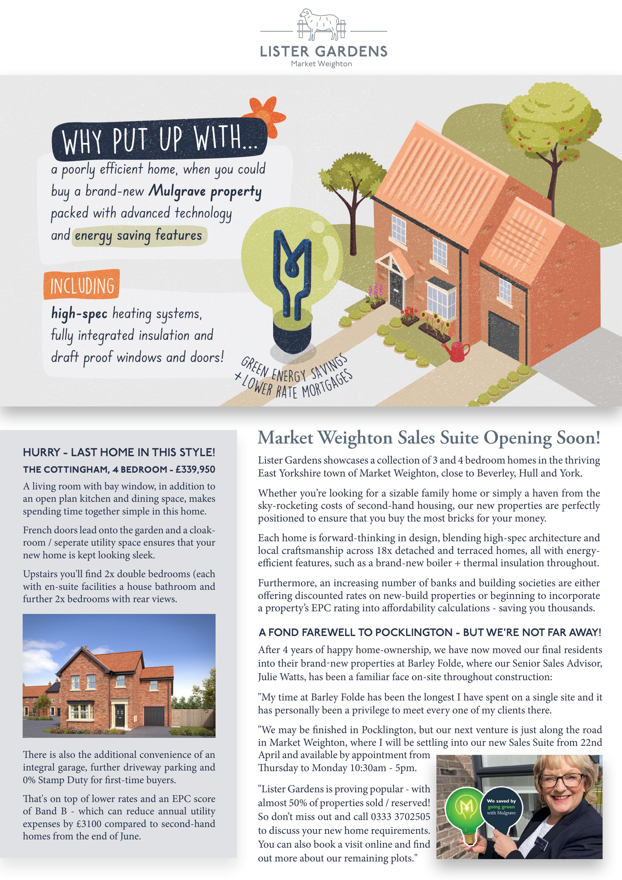 Market Weighton New Homes News April 2023 by MulgraveProperties Issuu
