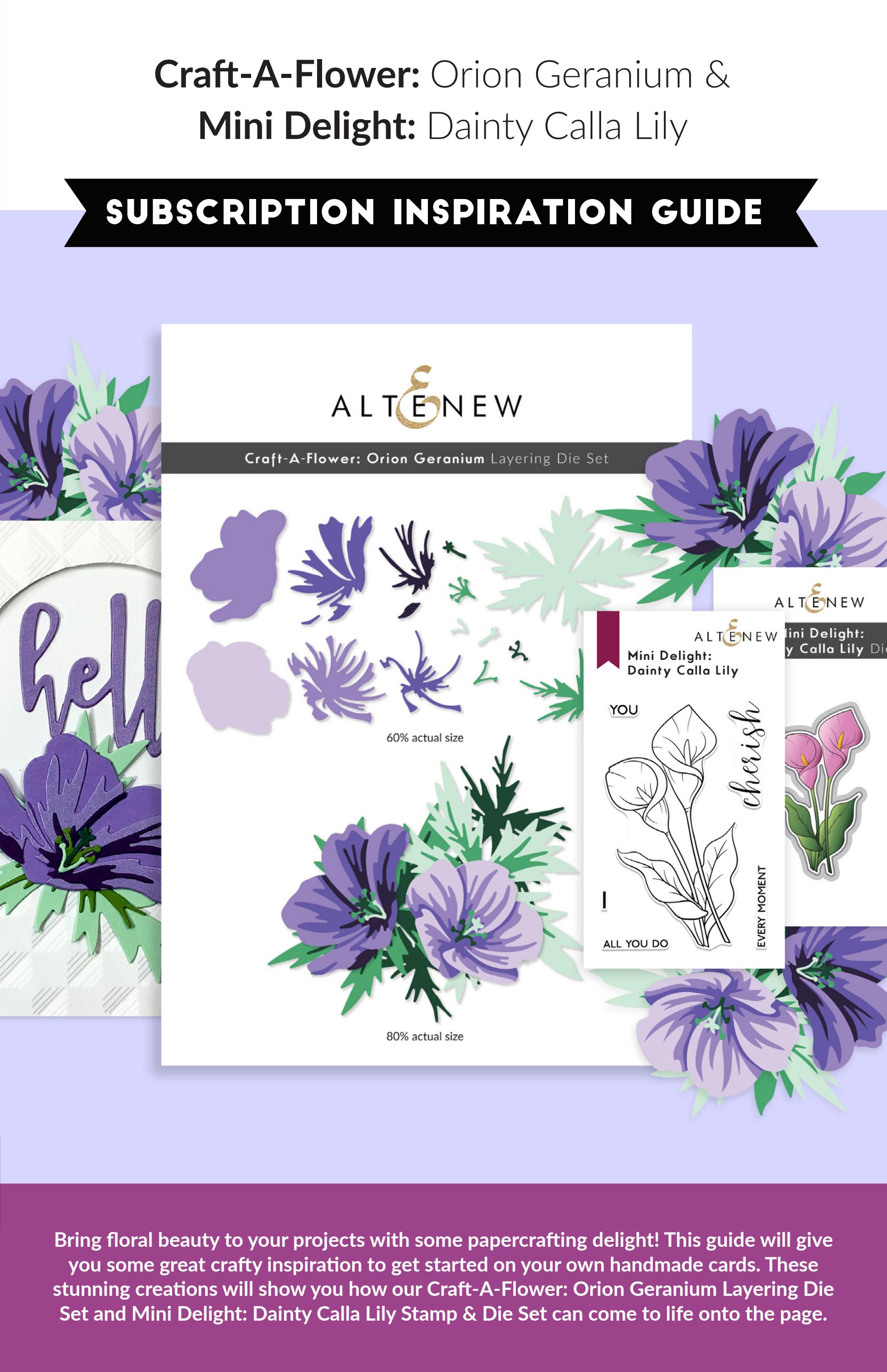 Subscription Inspiration Guide: CAF Orion Geranium & MD Berry Sweet by ...