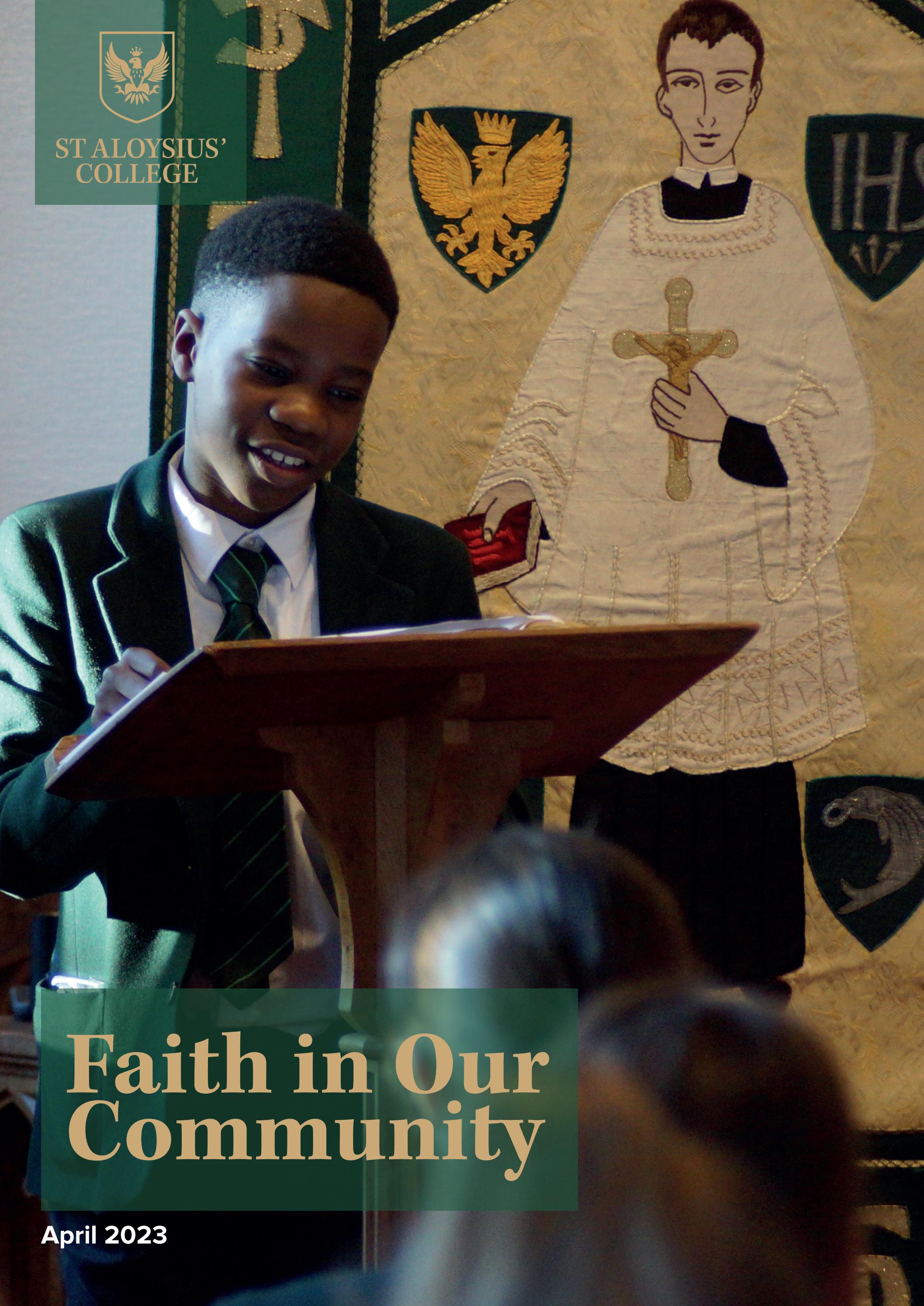St Aloysius' College Faith in Our Community by St Aloysius' College