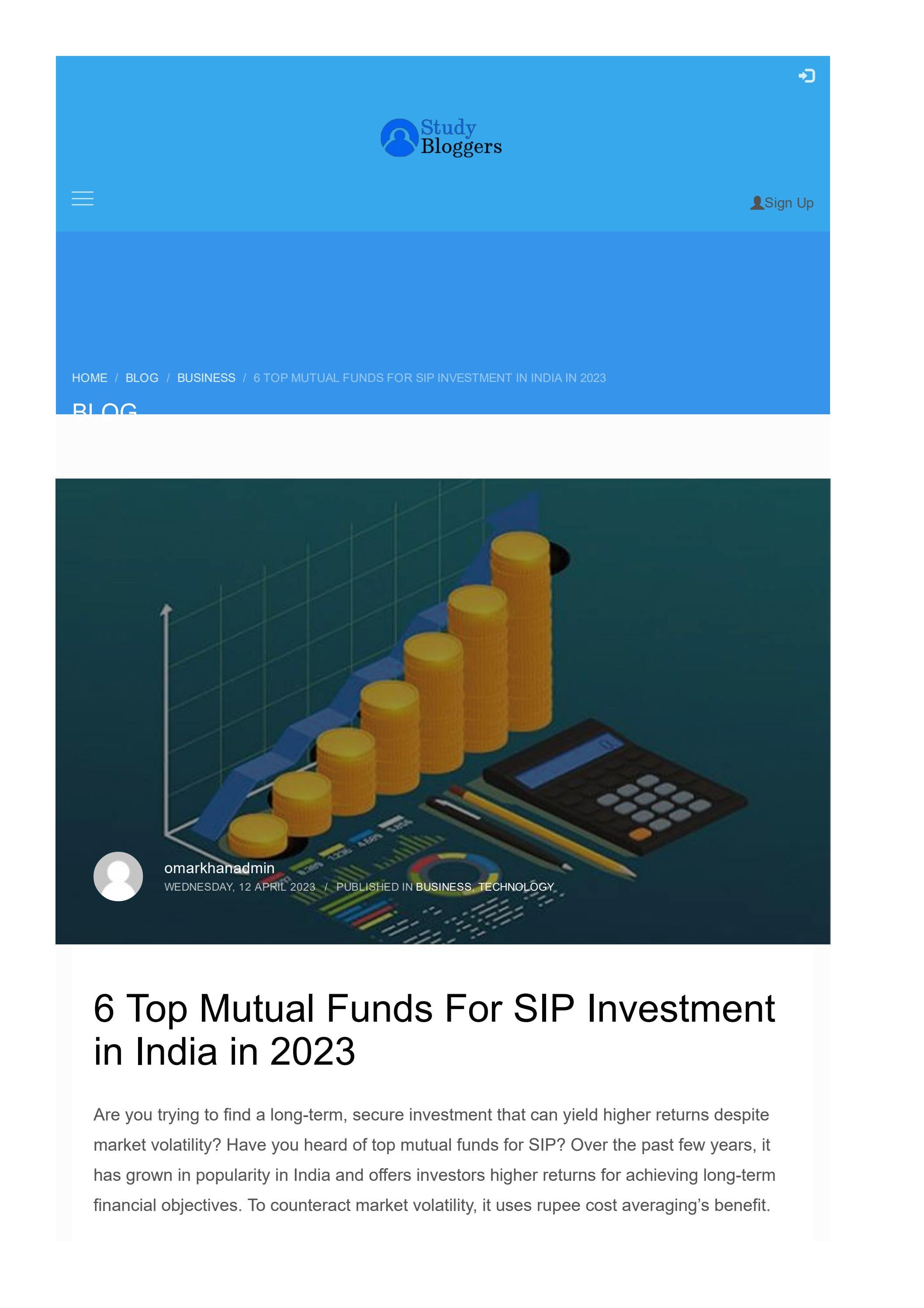 6 Top Mutual Funds For SIP Investment In India In 2023 By Trading App 6-top-mutual-funds-for-sip-investment-in-india-in-2023-by-trading-app