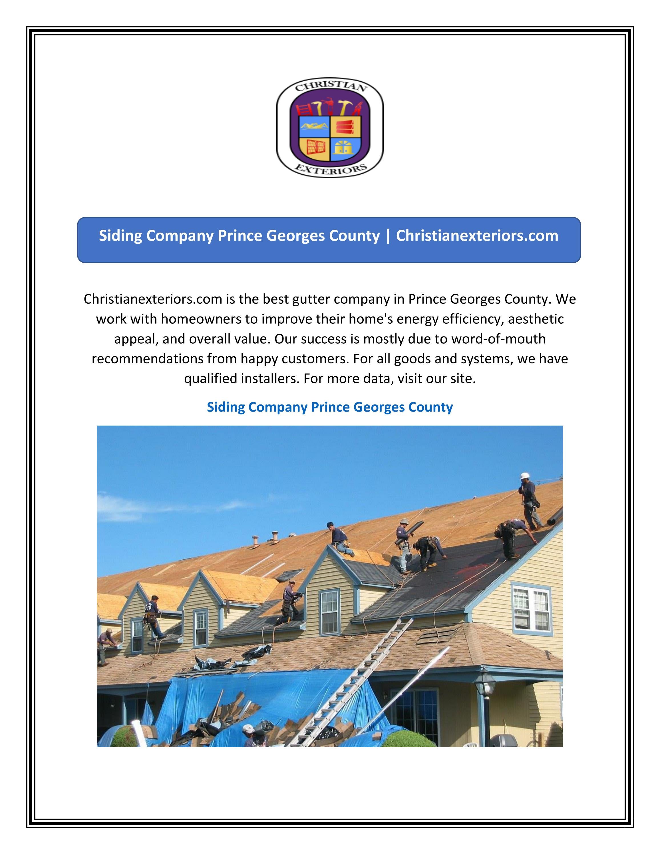 Siding Company Prince County by Melvin