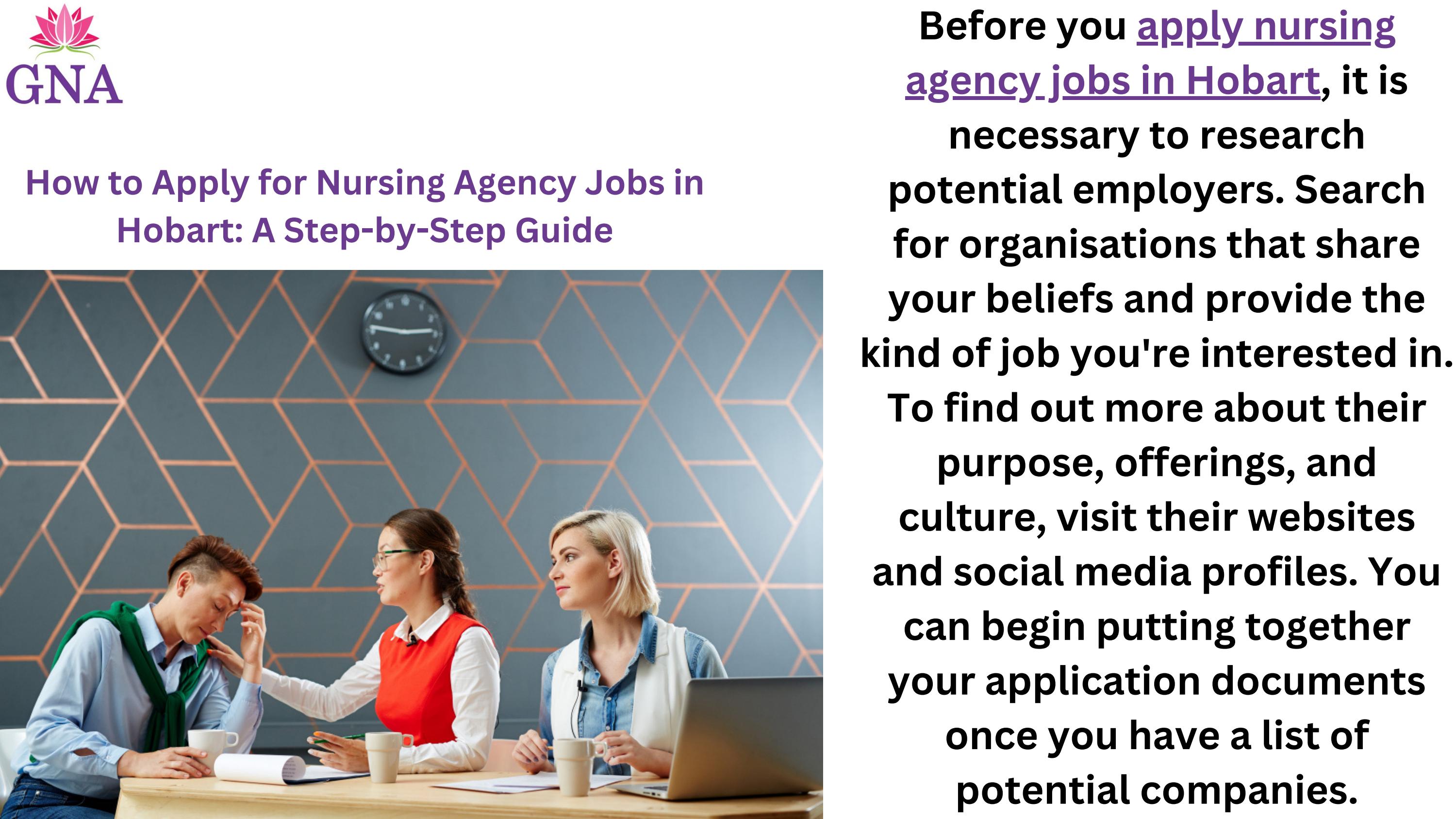 Apply Nursing Agency Jobs Hobart by elanoraphysiotherapy Issuu