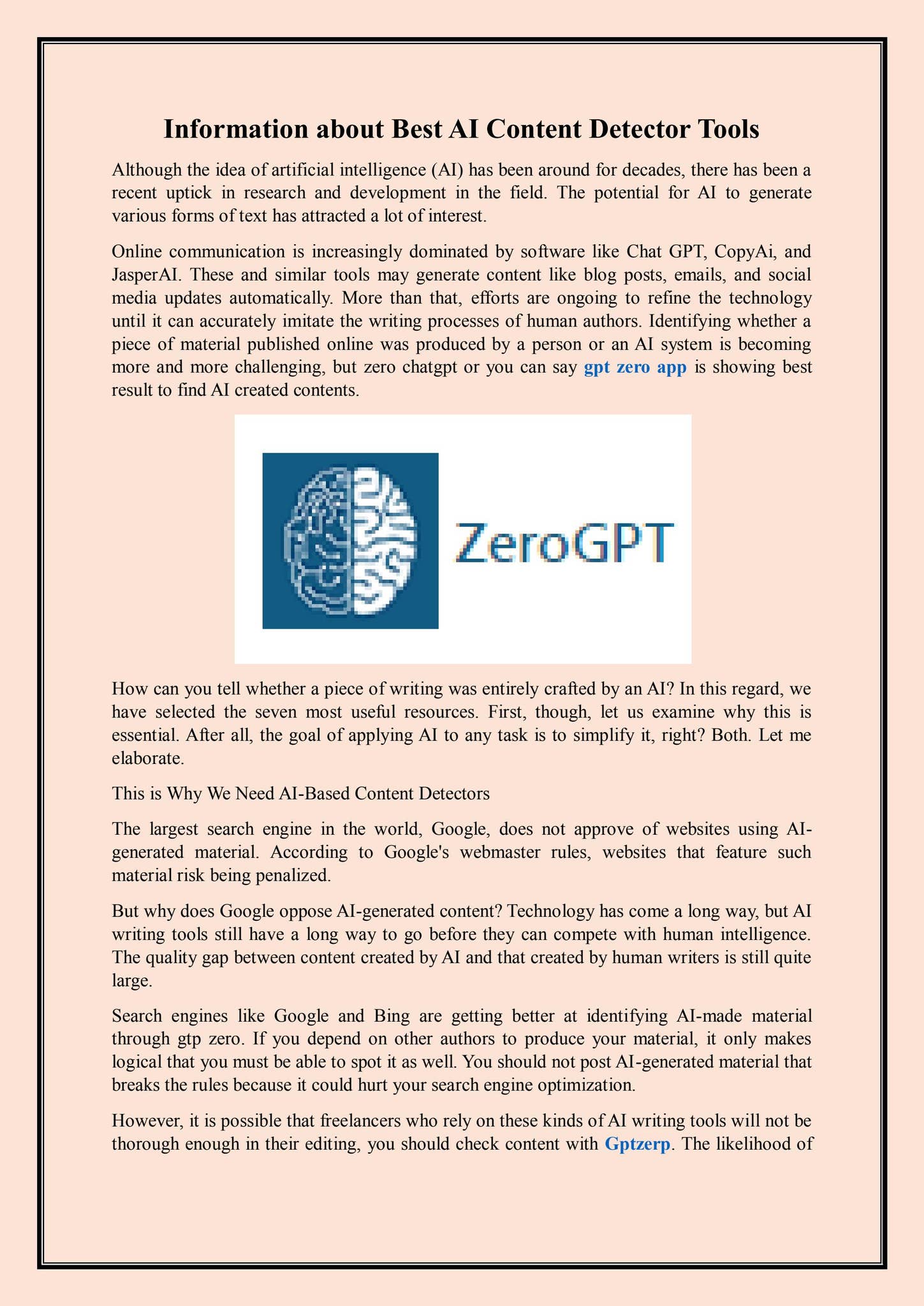 Information about Best AI Content Detector Tools by Steven Paul - Issuu